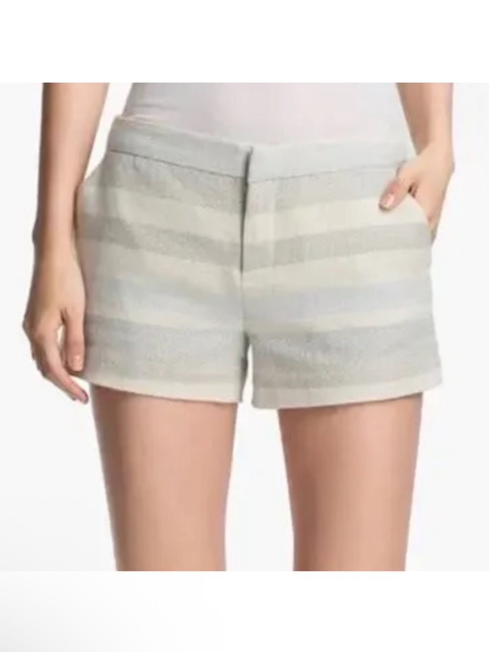 Joie Merci Striped Tweed Shorts, Size 4